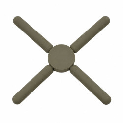 ΣΟΥΠΛΑ ΣΙΛΙΚΟΝΗΣ ΑΝΑΔΙΠΛΟΥΜΕΝΟ TAUPE ΧΡΩΜΑ 21,5x21,5x1,5εκ.