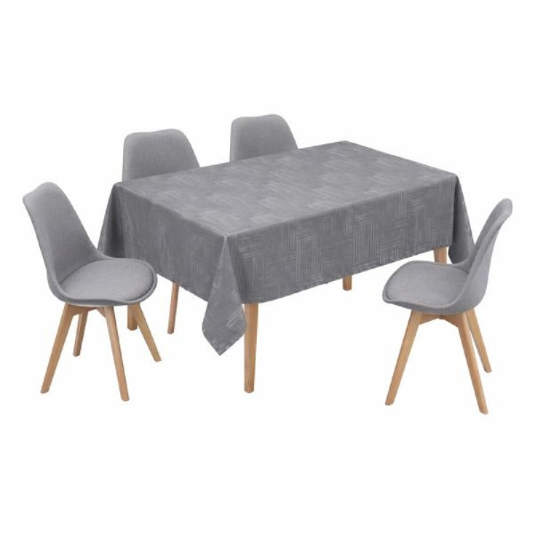 ΤΡΑΠΕΖΟΜΑΝΤΗΛΟ ΑΛΕΚΙΑΣΤΟ JACQUARD ΓΚΡΙ (140x180)