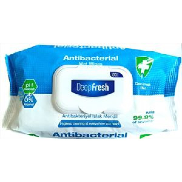 ΜΑΝΤΗΛΑΚΙΑ ΑΝΤΙΒ/ΑΚΑ DEEPFRESH CLEAN & FRESH 100ΤΕΜ.
