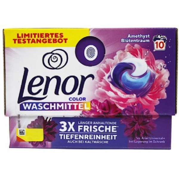ΚΑΨΟΥΛΕΣ LENOR 10ΤΜΧ COLOR AMETHYST(201ΓΡ)