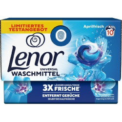 ΚΑΨΟΥΛΕΣ 10ΤΜΧ LENOR ΑΝΟΙΞΙΑΤΙΚΗ ΦΡΕΣΚΑΔΑ (196ΓΡ)