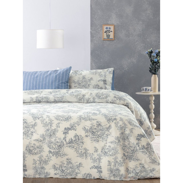 ΣΕΝΤΟΝΙΑ ΥΠΕΡΔ.ΣΕΤ 4ΤΕΜ.FASHION LIFE 240X265 FL6305 100% COTTON
