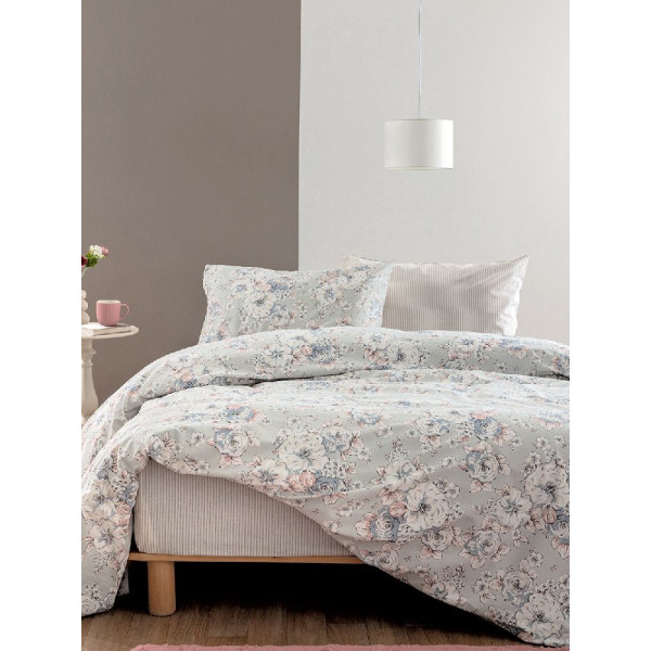 ΣΕΝΤΟΝΙΑ ΥΠΕΡΔ.ΣΕΤ 4ΤΕΜ.FASHION LIFE 240X265 FL6307 100% COTTON