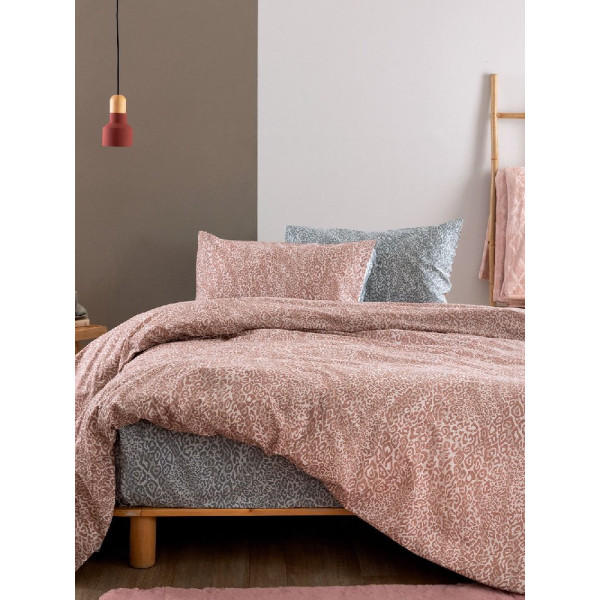 ΣΕΝΤΟΝΙΑ ΥΠΕΡΔ.ΣΕΤ 4ΤΕΜ.FASHION LIFE 240X265 FL6309 100% COTTON