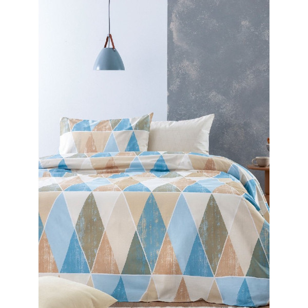 ΣΕΝΤΟΝΙΑ ΜΟΝΑ ΣΕΤ 3ΤΕΜ.FASHION LIFE 170X265 FL6312 100% COTTON