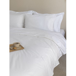 ΣΕΝΤΟΝΙ KING SIZE 280Χ300 ΛΕΥΚΟ 100% PERCALE DIOGENES ΜΕ ΛΑΣΤΙΧΟ PALAMAIKI