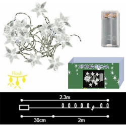 ΛΑΜΠΑΚΙΑ 20LED ΜΠΑΤΑΡΙΑΣ ΑΣΤΕΡΙΑ ΛΕΥΚΟ ΘΕΡΜΟ CONTROL ΛΑΜΠΑΚΙΑ 20LED ΜΠΑΤΑΡΙΑΣ ΑΣΤΕΡΙΑ ΛΕΥΚΟ ΘΕΡΜΟ CONTROL