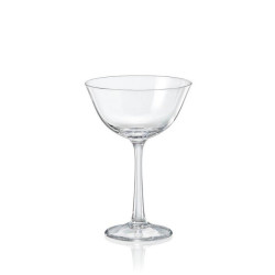 ΠΟΤΗΡΙΑ ΚΟΛΩΝΑΤΑ ΣΕΤ 4 ΤΕΜΑΧΙΩΝ 170ML CHAMP.SAUCER PRALINES - CRYSTALEX