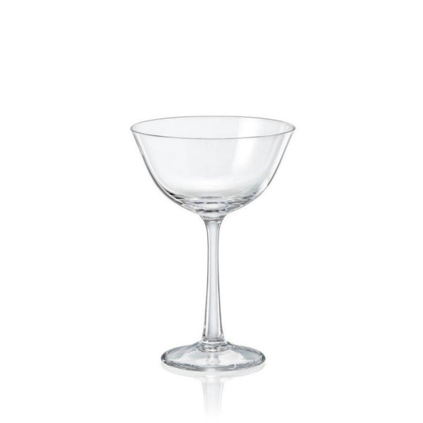 ΠΟΤΗΡΙΑ ΚΟΛΩΝΑΤΑ ΣΕΤ 4 ΤΕΜΑΧΙΩΝ 170ML CHAMP.SAUCER PRALINES - CRYSTALEX
