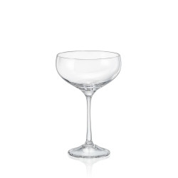 ΠΟΤΗΡΙΑ ΚΟΛΩΝΑΤΑ ΣΕΤ 4 ΤΕΜΑΧΙΩΝ COUPE 180ML PRALINES - CRYSTALEX