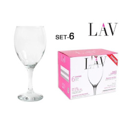 ΠΟΤΗΡΙΑ ΚΟΛΟΝΑΤΑ ΝΕΡΟΥ ΣΕΤ 6τεμ. EMPIRE 455ml - LAV