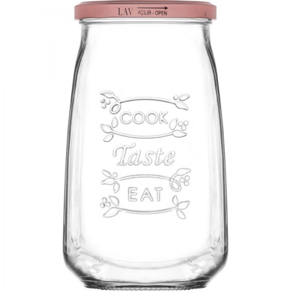 ΒΑΖΟ 1050ML ΜΕ ΜΕΤΑΛΙΚΟ ΒΙΔΩΤΟ ΚΑΠΑΚΙ TASTY - LAV