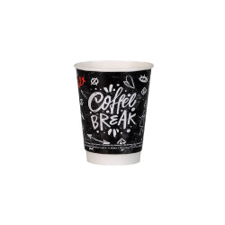 ΠΟΤΗΡΙΑ ΧΑΡΤΙΝΟ 12ΟΖ-90mm DW COFFEE BREAK DESIGN 20Χ25ΤΕΜ.